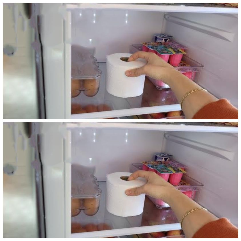 Place a roll of toilet paper in the refrigerator, and you’ll be amazed at the results.